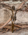 Настенная бронзовая фигурка Иисуса