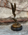Бронзовая статуэтка аиста в стиле ар-деко