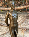 Эротическая бронзовая статуэтка обнаженного мужчины 2