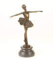 Бронзовая балерина Бронзовая статуя - Маленькая балерина