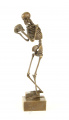 Бронзовая фигура скелета