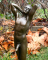 Эротическая бронзовая статуя обнаженного мужчины