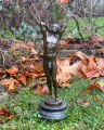 Эротическая бронзовая статуя обнаженного мужчины