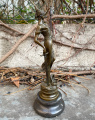 Малая скульптура Правосудия - Фемиды из бронзы