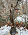 Большая скульптура Правосудия - Фемиды из бронзы