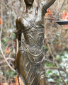 Большая скульптура Правосудия - Фемиды из бронзы