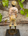 Австрия бронзовая статуэтка мальчика