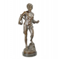 Эротическая статуя обнаженного греческого мужчины из бронзы 